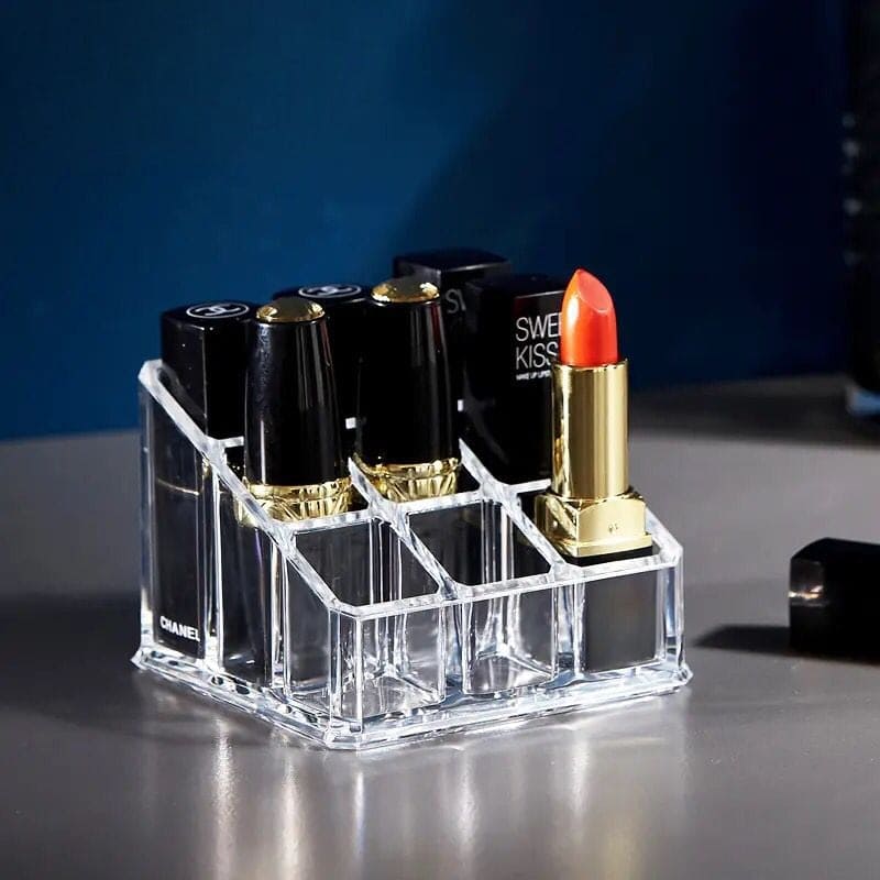 Lipstick Display Stand Holder, Acrylic Lipstick Storage Box, Acrylic Makeup Organizer, Desktop Lipstick Display Storage Box, Cosmetic Nail Polish Storage Rack, Desktop Dressing Table for Lip Glaze Brushes Bottles Lipstick Display Stand Holder, Acrylic Lipstick Storage Box, Acrylic Makeup Organizer, Desktop Lipstick Display Storage Box, Cosmetic Nail Polish Storage Rack, Desktop Dressing Table for Lip Glaze Brushes Bottles